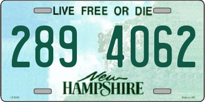 NH license plate 2894062