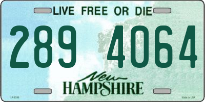 NH license plate 2894064