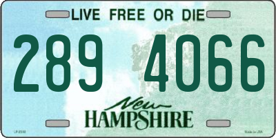 NH license plate 2894066