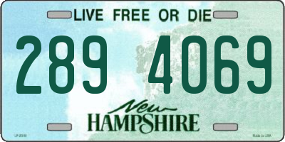NH license plate 2894069
