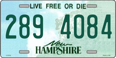 NH license plate 2894084