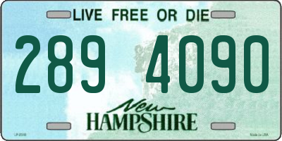 NH license plate 2894090