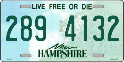 NH license plate 2894132