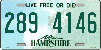 NH license plate 2894146