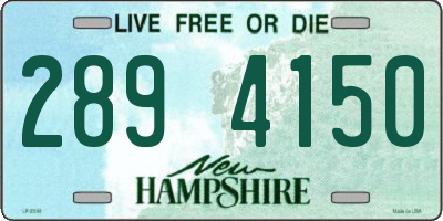 NH license plate 2894150