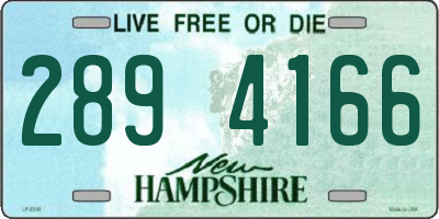 NH license plate 2894166