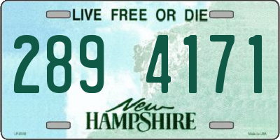 NH license plate 2894171