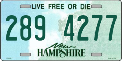 NH license plate 2894277