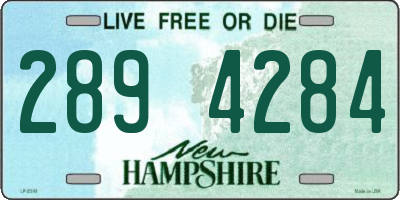 NH license plate 2894284