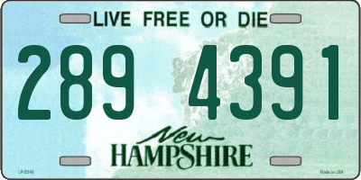 NH license plate 2894391