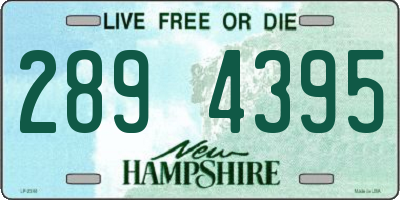 NH license plate 2894395