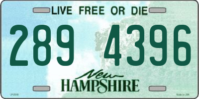 NH license plate 2894396