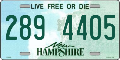 NH license plate 2894405