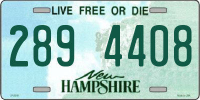 NH license plate 2894408