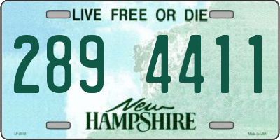 NH license plate 2894411