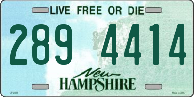 NH license plate 2894414