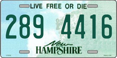 NH license plate 2894416