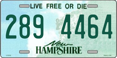 NH license plate 2894464