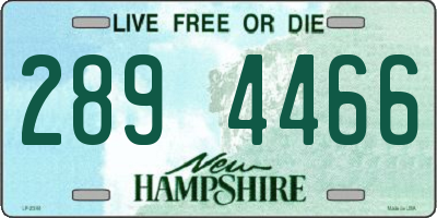 NH license plate 2894466