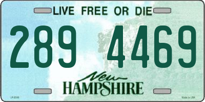 NH license plate 2894469