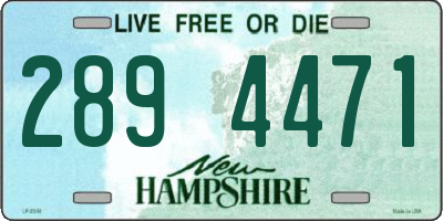 NH license plate 2894471