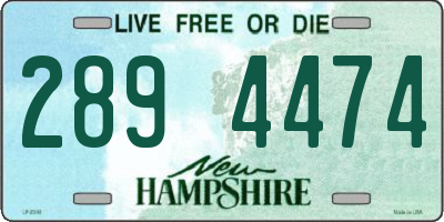 NH license plate 2894474