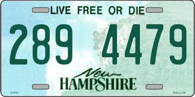 NH license plate 2894479