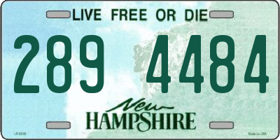 NH license plate 2894484