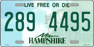 NH license plate 2894495