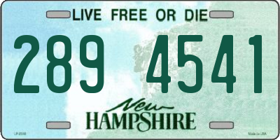 NH license plate 2894541