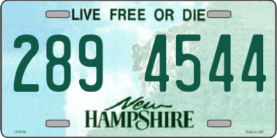 NH license plate 2894544