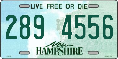 NH license plate 2894556