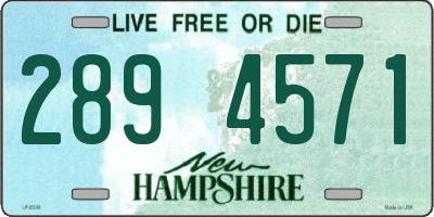 NH license plate 2894571