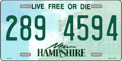 NH license plate 2894594