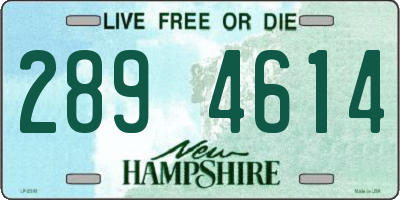 NH license plate 2894614