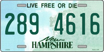 NH license plate 2894616