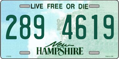 NH license plate 2894619