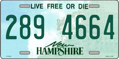 NH license plate 2894664