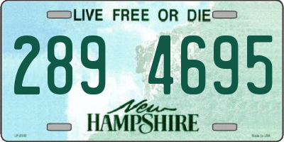 NH license plate 2894695