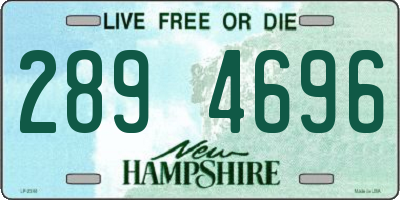 NH license plate 2894696
