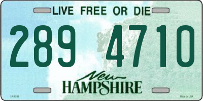 NH license plate 2894710