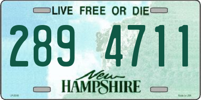 NH license plate 2894711