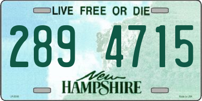 NH license plate 2894715