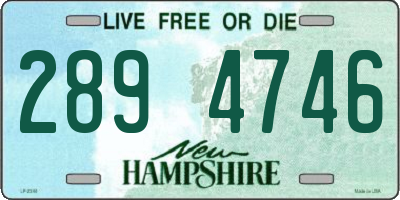 NH license plate 2894746