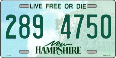 NH license plate 2894750