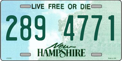 NH license plate 2894771