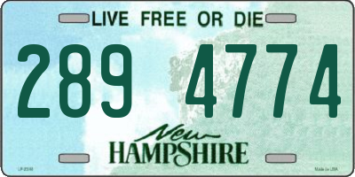 NH license plate 2894774