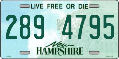 NH license plate 2894795