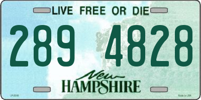 NH license plate 2894828