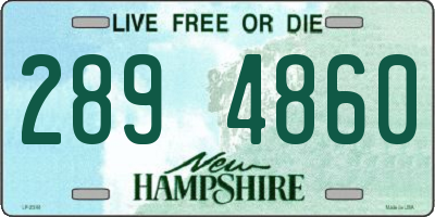 NH license plate 2894860